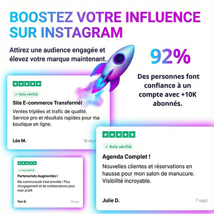 Campagne de croissance d’abonnés